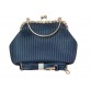 Women's PU Leather Handbag Combo Blue